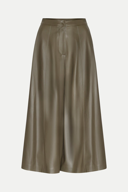 Culotte aus veganem Leder