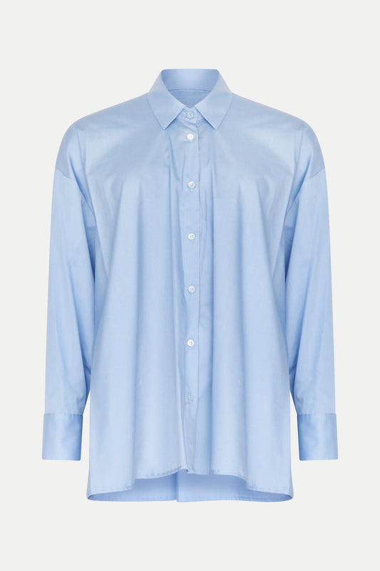 Bluse aus Baumwoll- Poplin