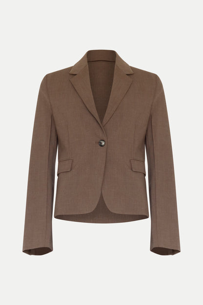 Taillierter Blazer mit Knopf