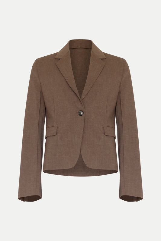 Taillierter Blazer mit Knopf