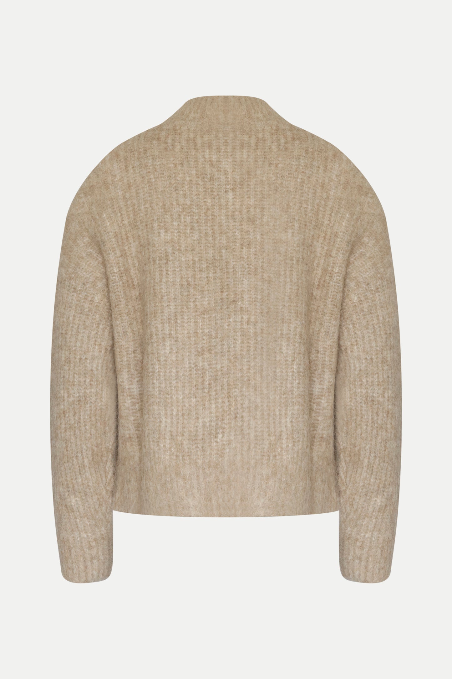 Kuscheliger Pullover mit Cut- Outs in beige