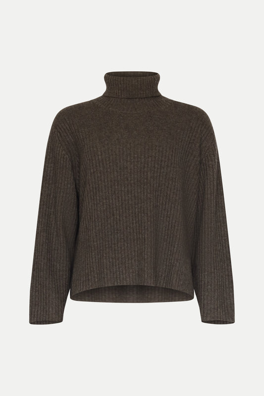 Rollkragenpullover aus 100% Kaschmir
