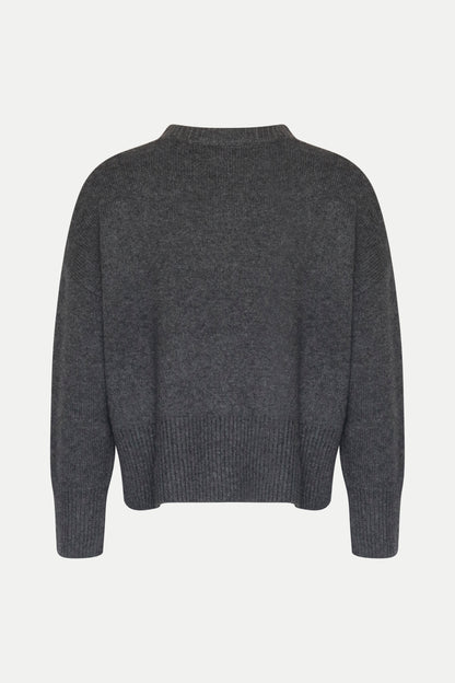 Gerade geschnittener Pullover 100% Kaschmir