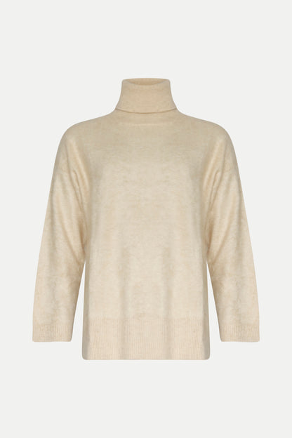 Rollkragenpullover aus 100% Kaschmir