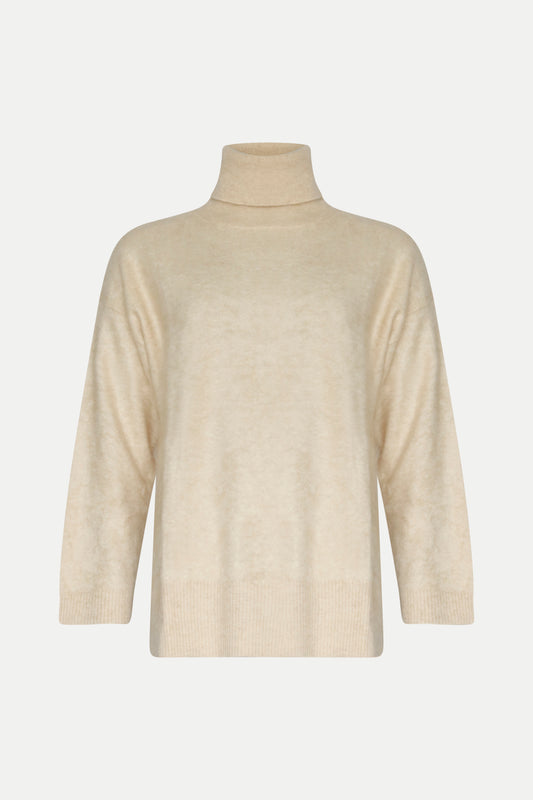 Rollkragenpullover aus 100% Kaschmir