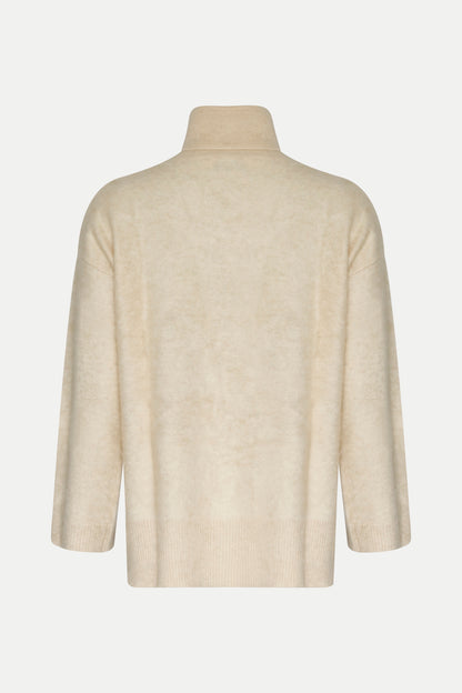 Rollkragenpullover aus 100% Kaschmir