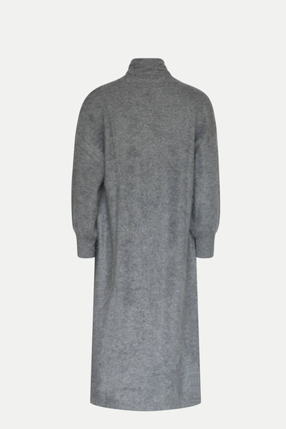 Langer Cardigan aus reinem, gebürsteten Kaschmir