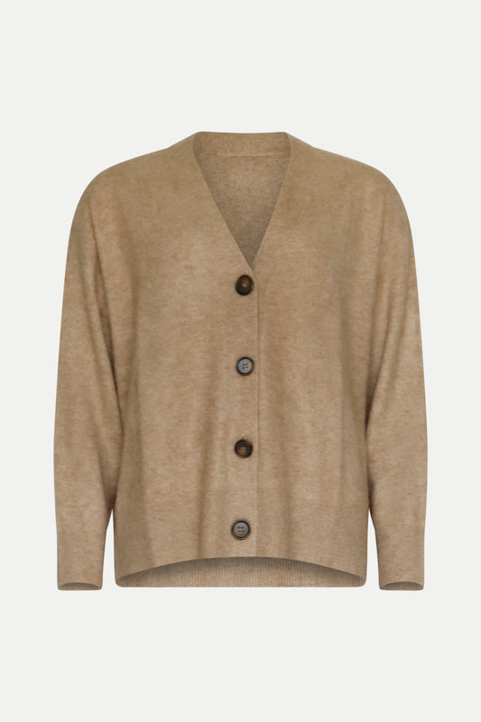 Cardigan aus 100% gebürstetem Kaschmir