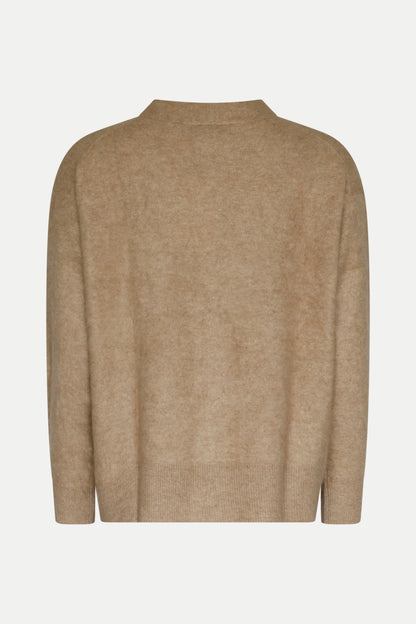 Cardigan aus 100% gebürstetem Kaschmir