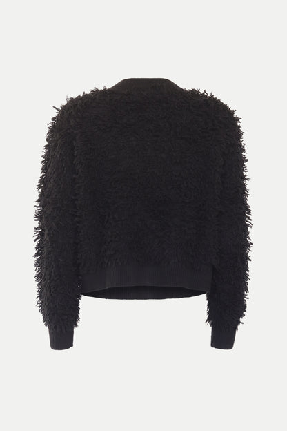 Cardigan aus 100% Kaschmir in schwarz