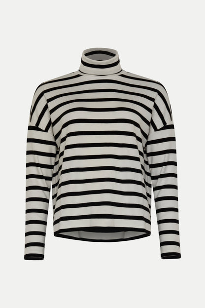 Leichtes Langarmshirt in Streifen