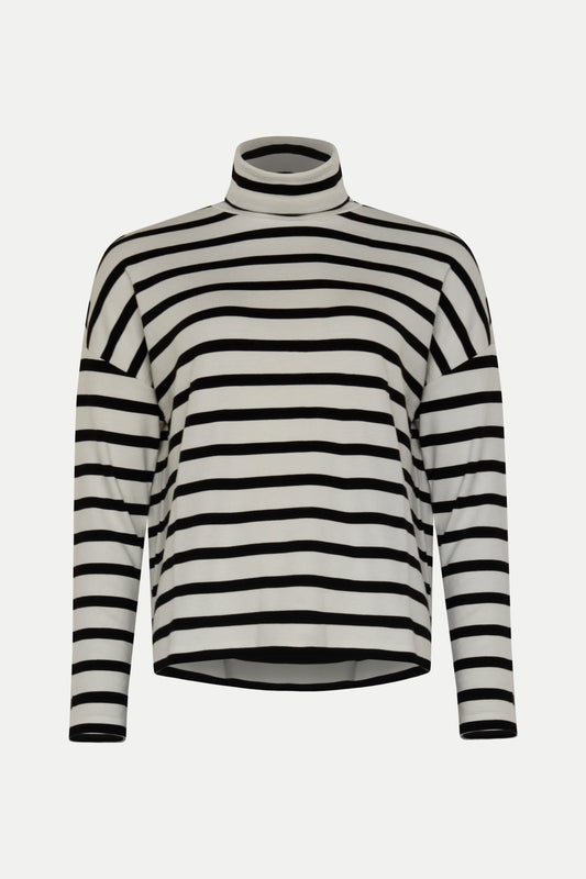 Leichtes Langarmshirt in Streifen