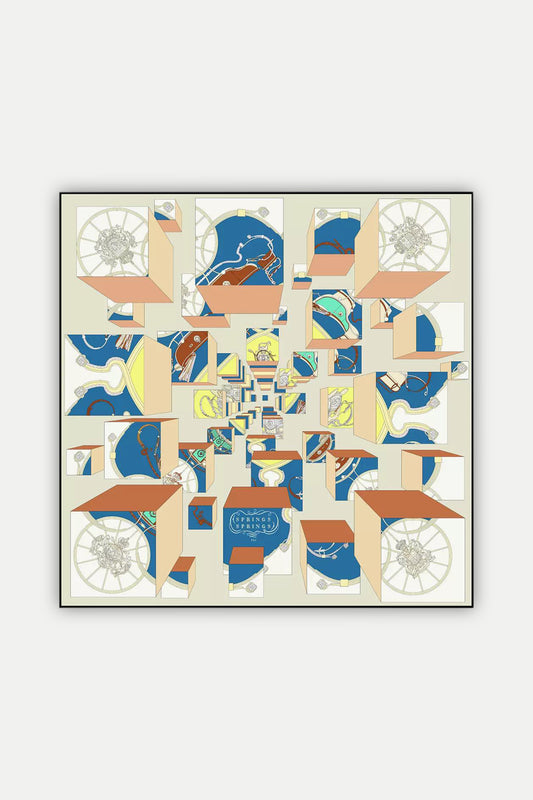 Luxuriöses Seidentuch 90 x 90 cm