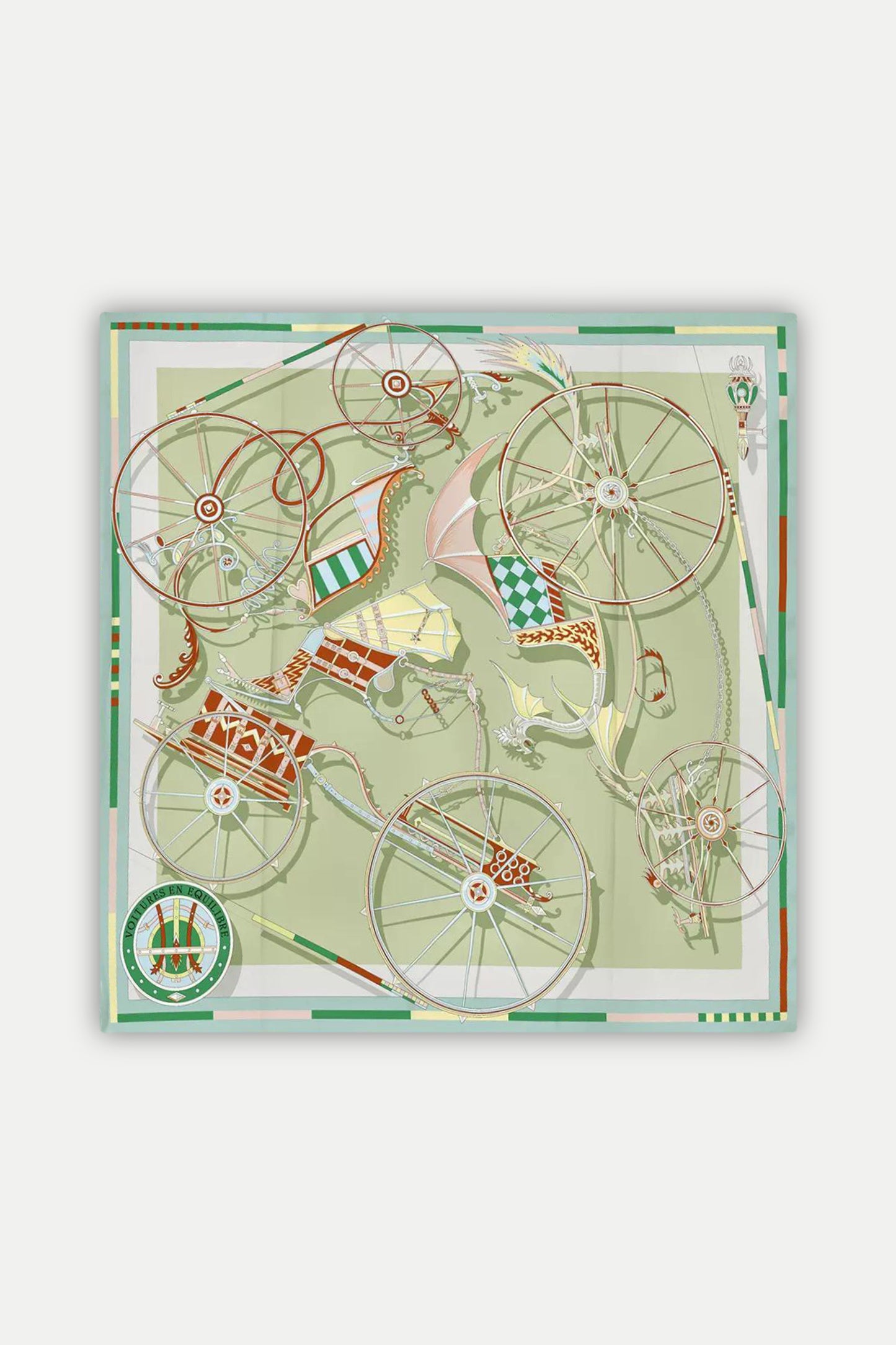 Luxuriöses Seidentuch 90 x 90 cm