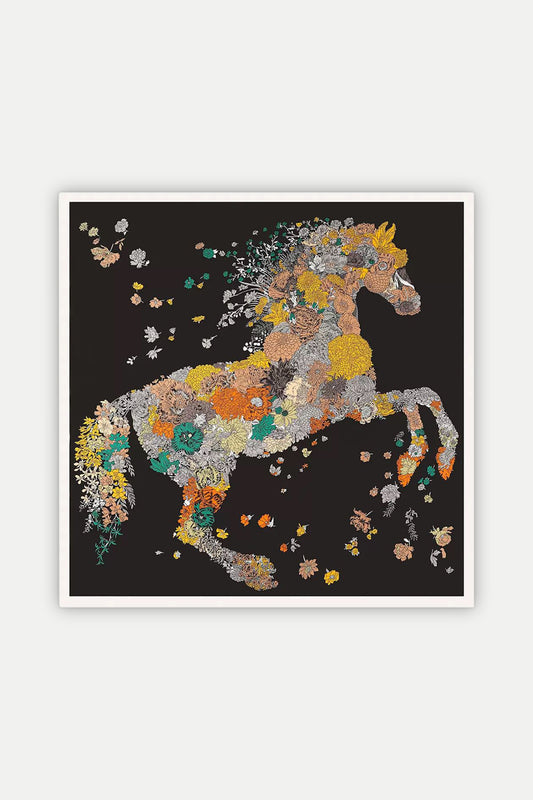 Luxuriöses Seidentuch 130 x 130 cm