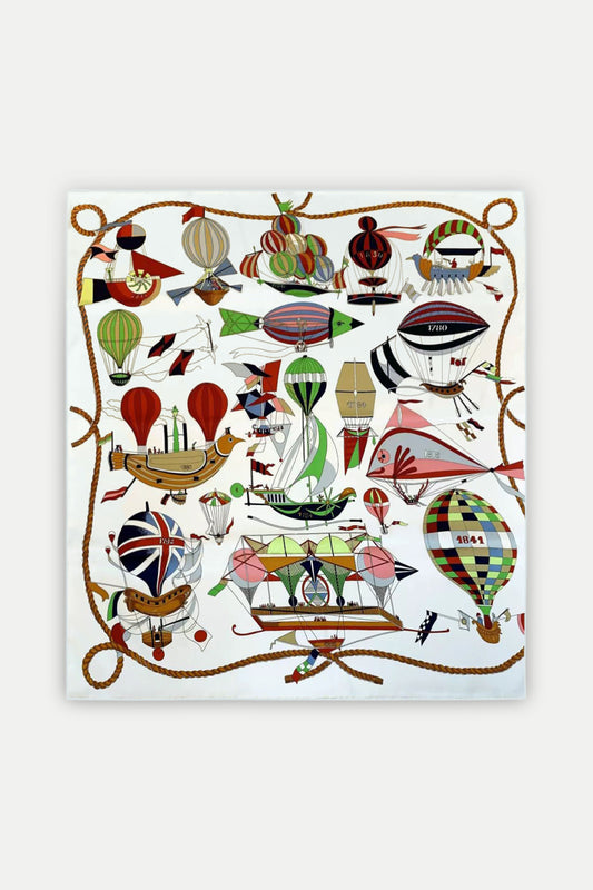 Luxuriöses Seidentuch 90 x 90 cm