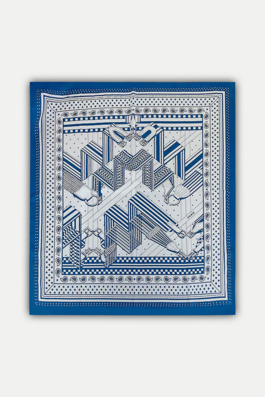 Luxuriöses Seidentuch 90 x 90 cm