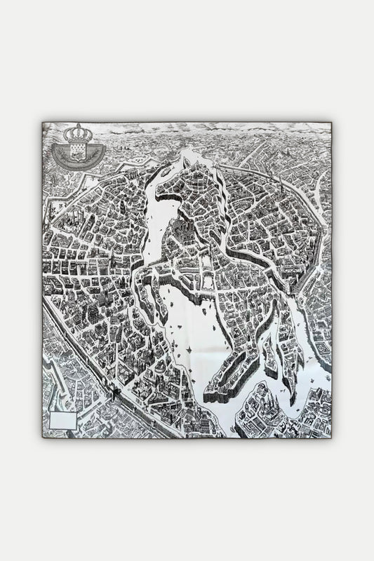 Luxuriöses Seidentuch 90 x 90 cm