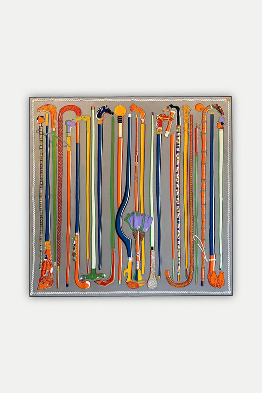 Luxuriöses Seidentuch 90 x 90 cm