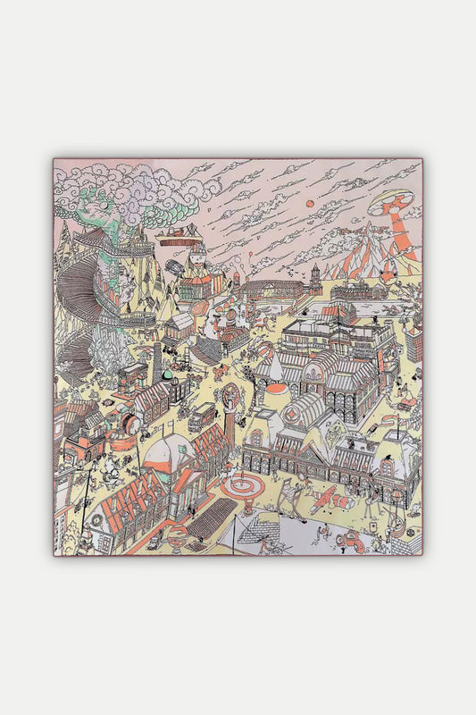Luxuriöses Seidentuch 90 x 90 cm