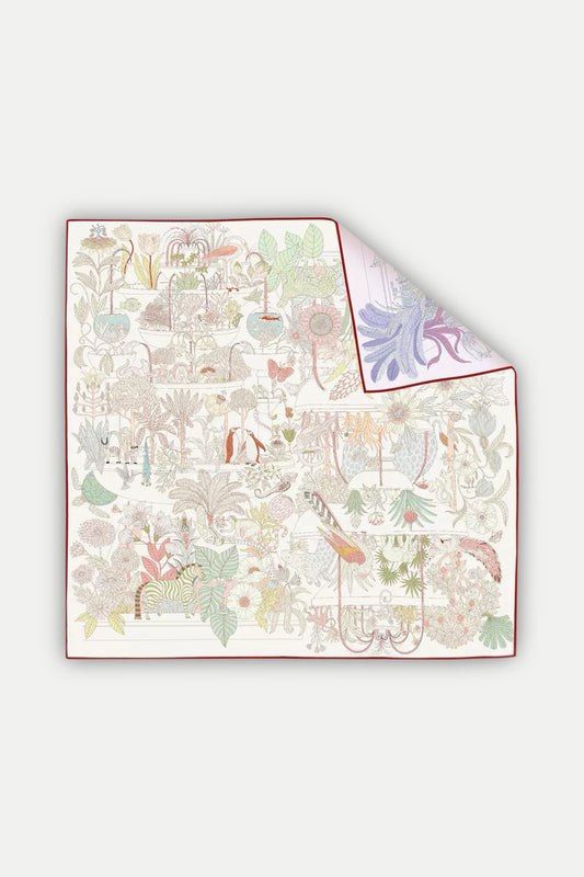 Seidentuch Deluxe „Jardin Imaginaire“