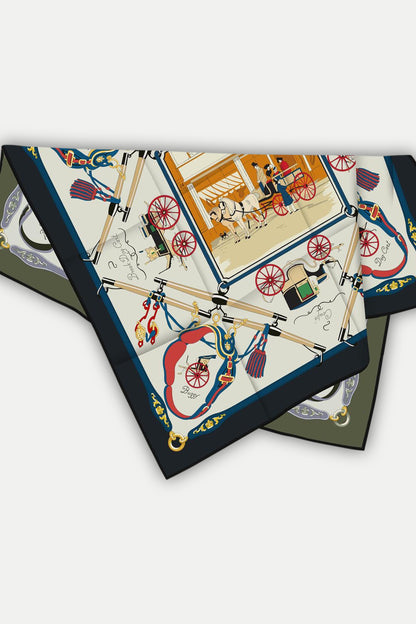 Seidentuch "Deluxe" beidseitiger Print