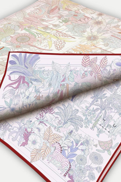 Seidentuch Deluxe „Jardin Imaginaire“