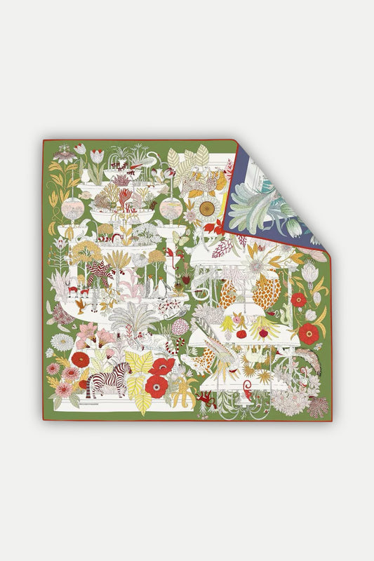 Seidentuch Deluxe „Jardin Imaginaire“