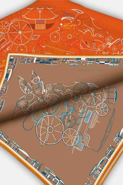 Seidentuch Deluxe "Complication Équestre“